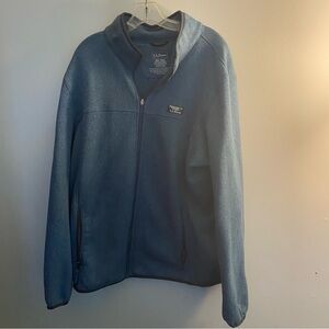 L.L. Bean Full Zip Fleece Jacket Men’s XXL Tall – Blue
